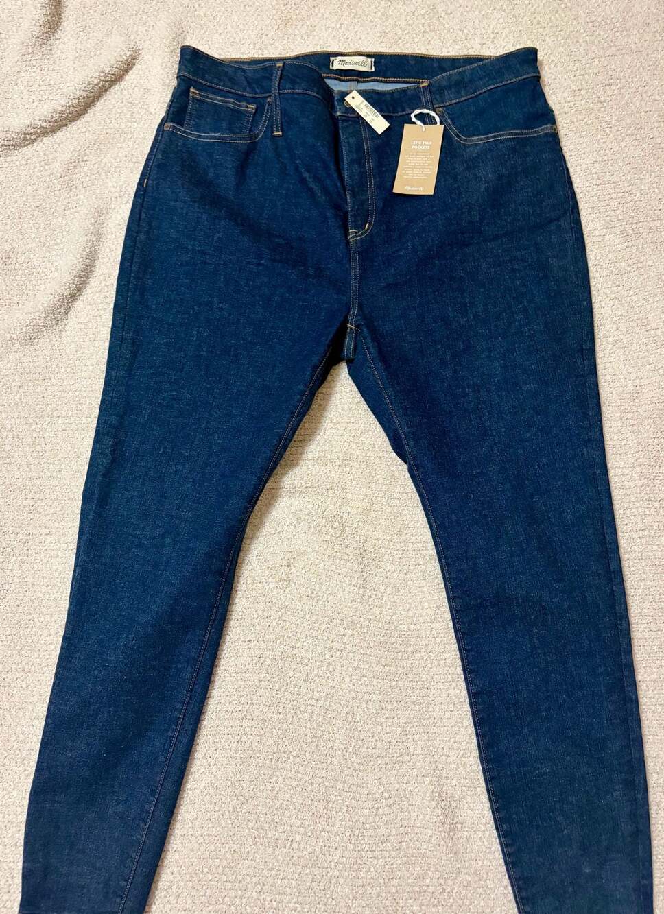 Madewell High-Riser Skinny Skinny Jeans in Dark Wash